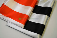3" Stripe Charmeuse Satin Fabric by the Yard 60" Wide 100% Polyester