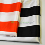 3" Stripe Charmeuse Satin Print Fabrics