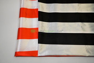 3" Stripe Charmeuse Satin Print Fabrics