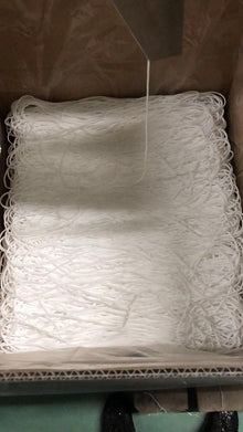 White 3mm Round Knitted Elastic Cord Wholesale Box of 1400 Yards