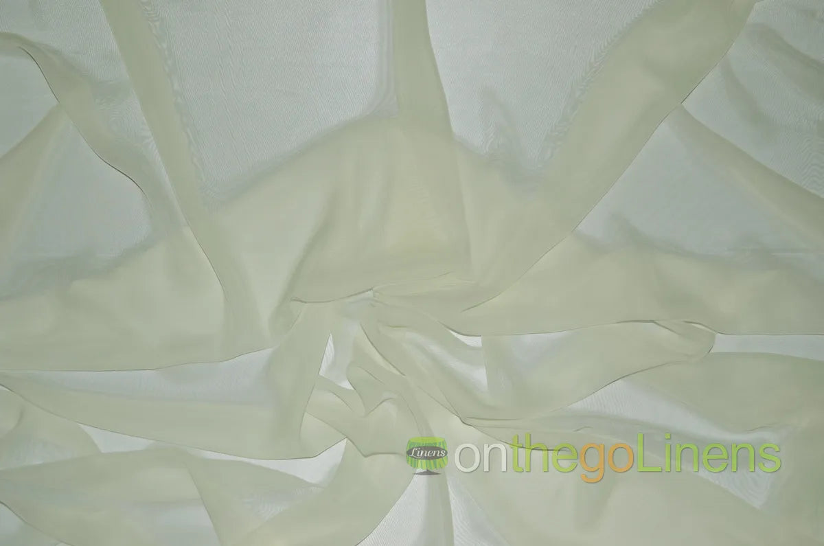 Dark Ivory Two Tone Chiffon