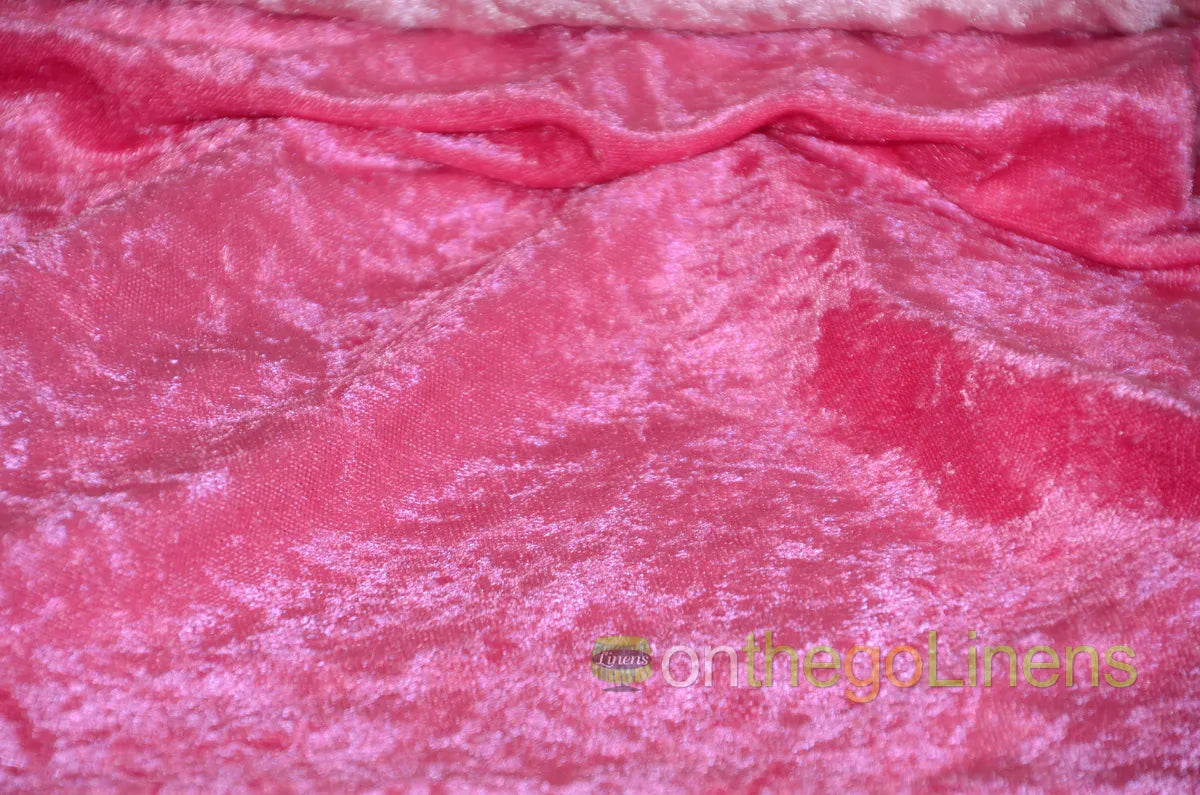 IFR Panne Velvet Table Linens | Crush Velour Tablecloth | Inherently Fire Retardant | Multiple Colors |