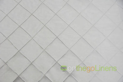 Pintuck 4x4 Fabric by the Yard | Diamond Taffeta Fabric | 52" wide | Multiple Colors |
