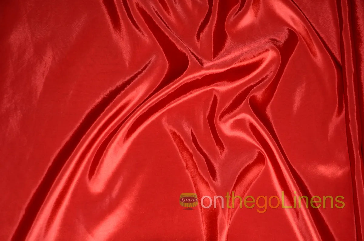 Taffeta Fabric by the Yard | Non Stretch Taffeta | 60" Wide | 75 Colors Available | Wholesale Bolt Available |