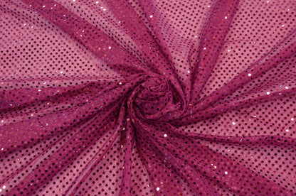 Fuchsia Confetti Dot Sequins