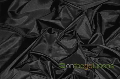 Stretch Taffeta Fabric by the Yard | Spandex Taffeta Fabric | 60" wide | Multiple Colors |