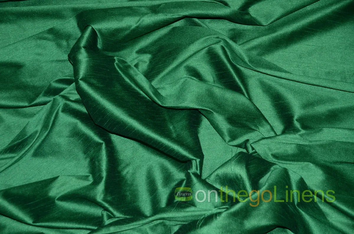 Faux Dupioni Silk Fabric | Imitation Dupioni Silk Fabric by the Yard | 54" Wide | 100% Polyester |