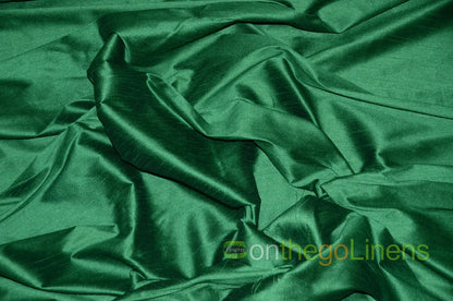 Faux Dupioni Silk Fabric | Imitation Dupioni Silk Fabric by the Yard | 54" Wide | 100% Polyester |