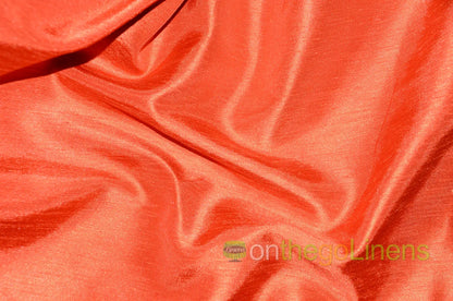 Shantung Satin Dark Orange