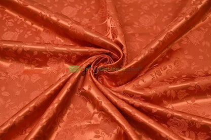 Satin Floral Jacquard Fabrics