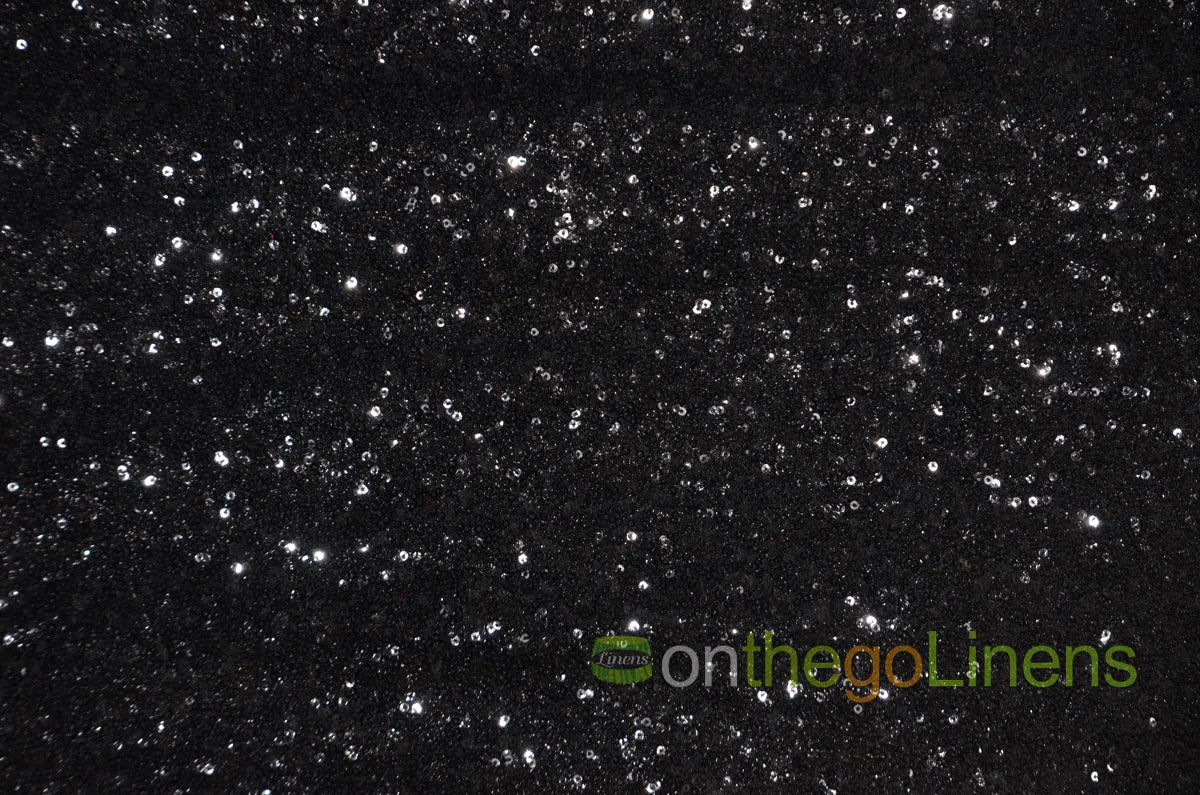 Glitz Mesh Sequins Fabric by the Yard & Bolt | 54" Wide | Multiple Colors |
