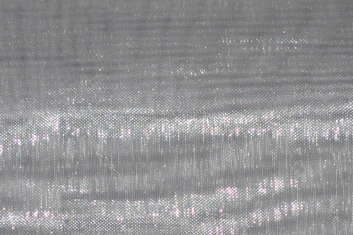 Silver Mirror Organza
