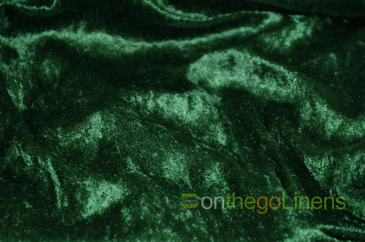 Panne Velvet Hunter Green