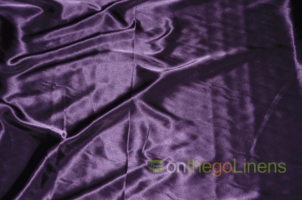 Charmeuse Satin Event Drapery Panels | IFR Charmeuse Satin Curtains | Multiple Colors |