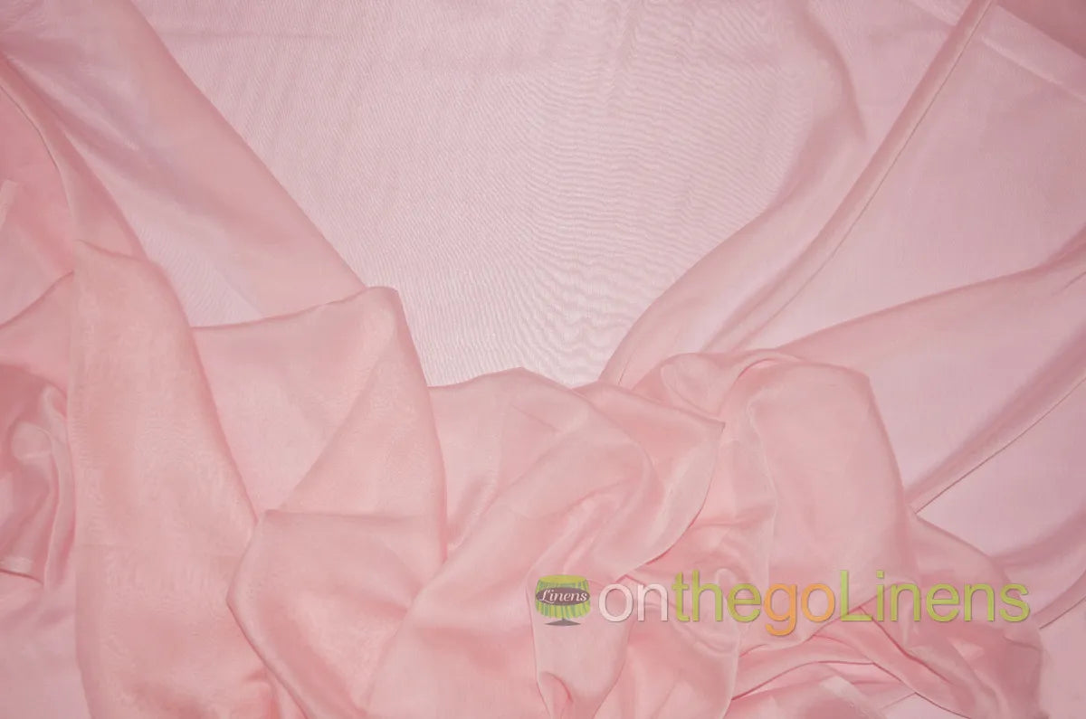 Blush Pink Two Tone Chiffon