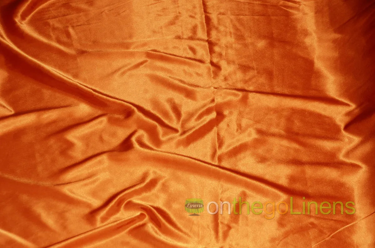 Charmeuse Satin Orange