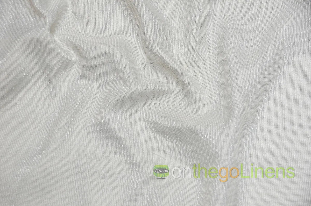 Metallic Vintage Linen Table Runners | Metallic Burlap Runners for Events and Decor | 100% Polyester |