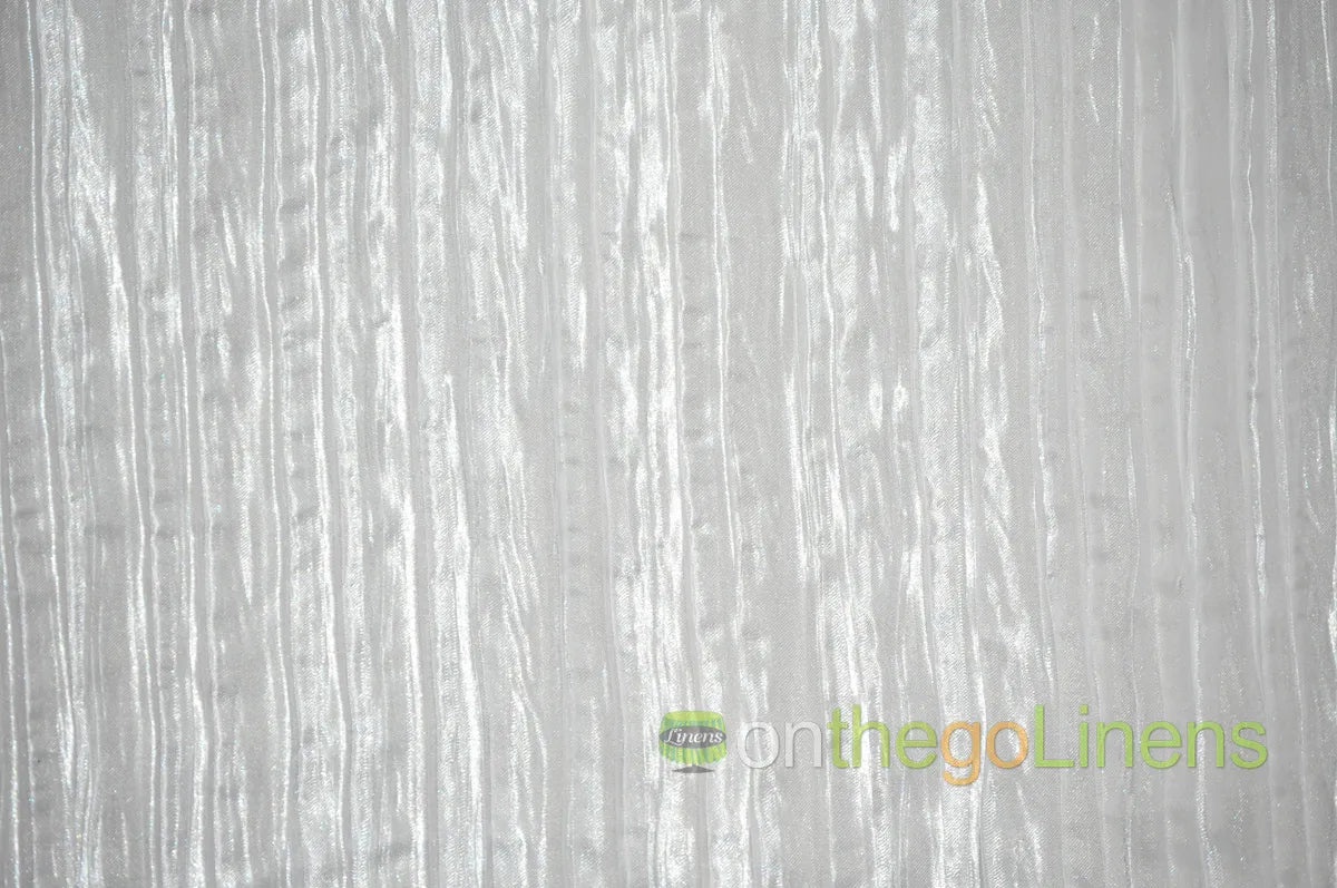 White Italian Crush Satin