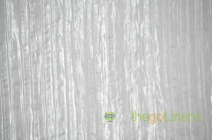 White Italian Crush Satin
