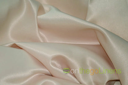 Lamour Satin Table Napkins and Chair Sashes | 100% Polyester Semi Dull Heavy Satin Table Napkins and Chair Sashes |