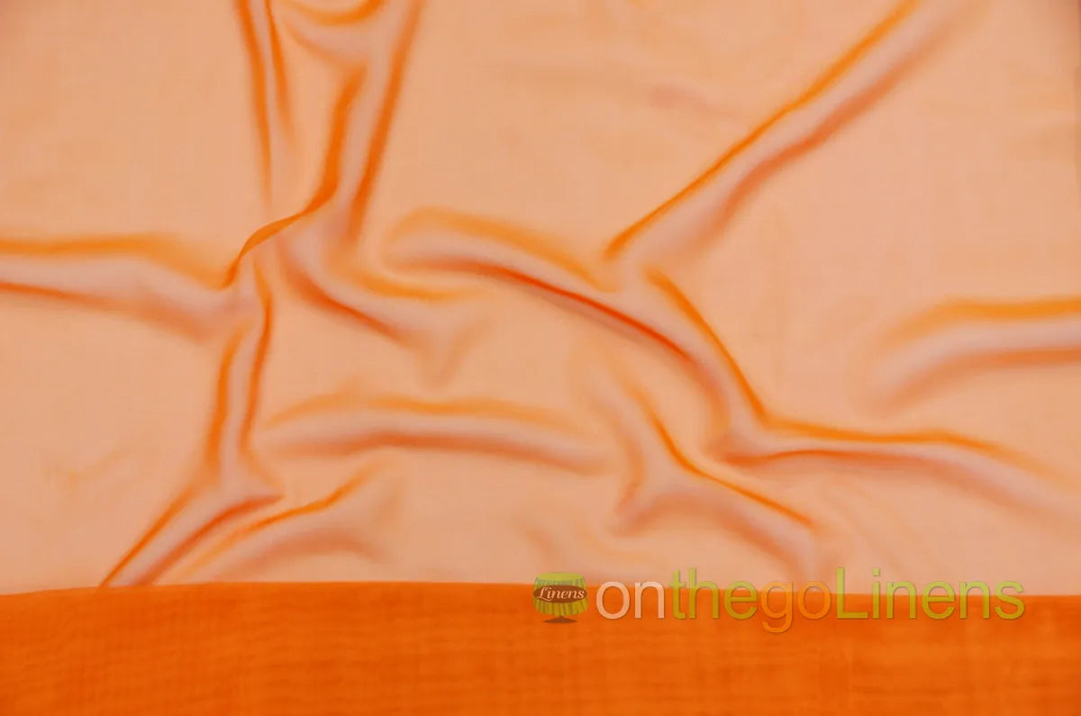 Orange Chiffon 60 Wide