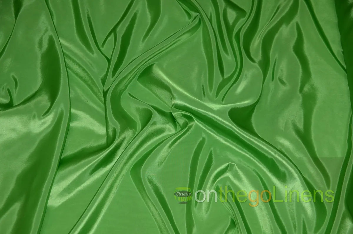 Lime Solid Taffeta