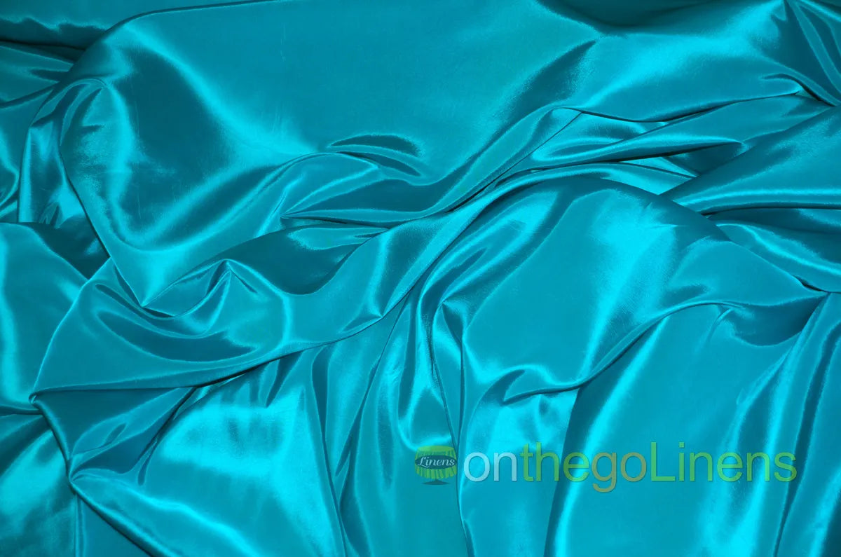 Taffeta Fabric by the Yard | Non Stretch Taffeta | 60" Wide | 75 Colors Available | Wholesale Bolt Available |