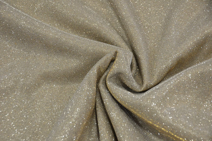 Spandex Glimmer Knit Fabric by the Yard | 56" Wide | Metallic Glitter Spandex Knit Fabric | 2 Way Stretch |