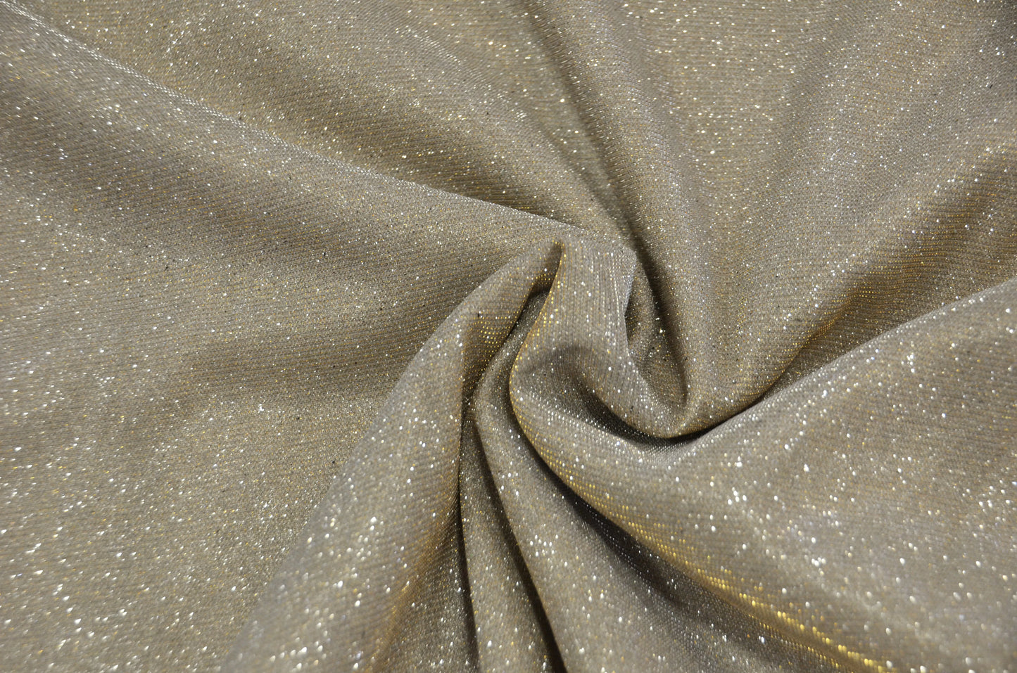 Ivory Gold Glitter Knit