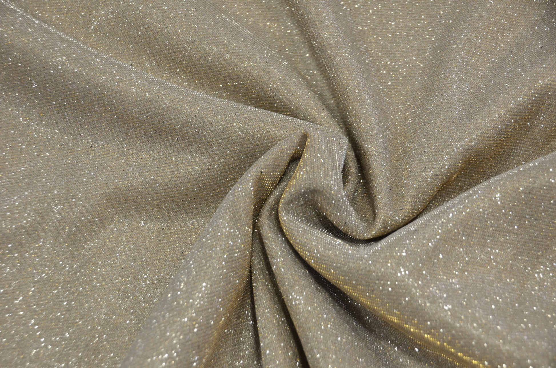 Ivory Gold Glitter Knit