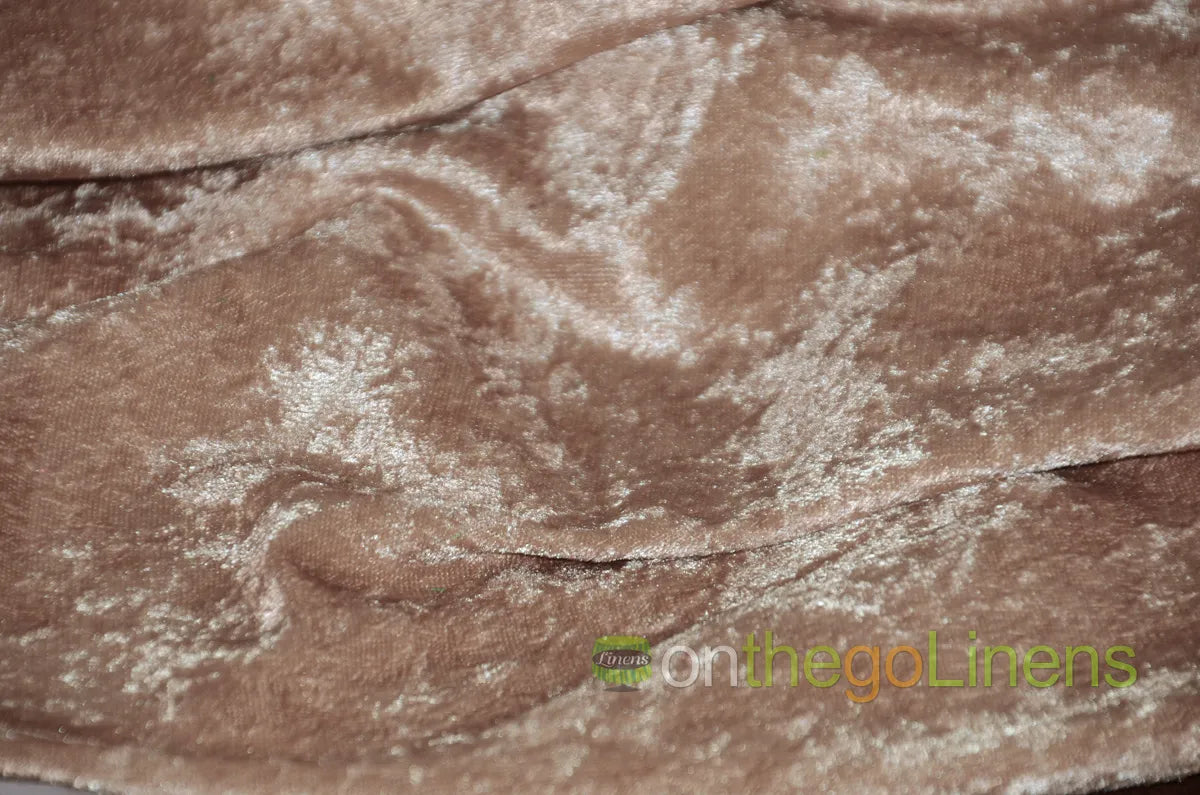 IFR Panne Velvet Table Linens | Crush Velour Tablecloth | Inherently Fire Retardant | Multiple Colors |