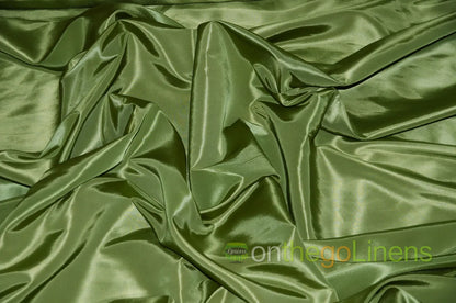 Dark Sage Solid Taffeta