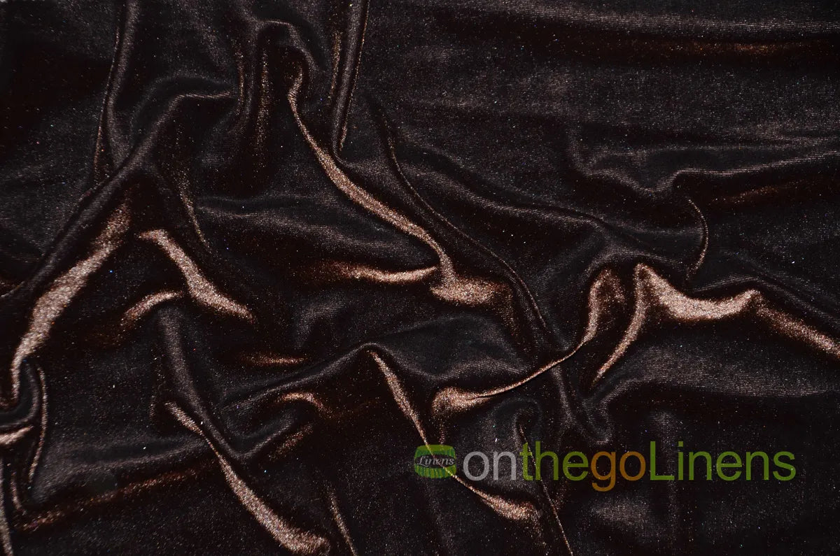 Brown Stretch Velvet