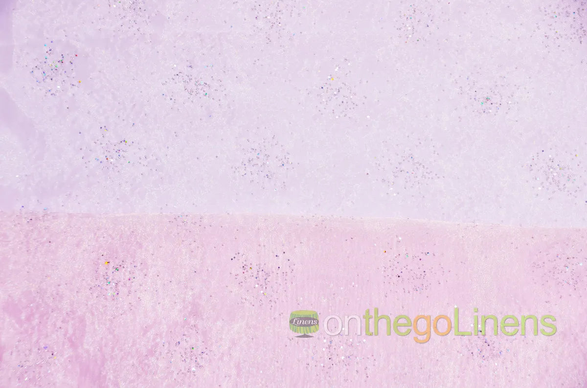 Pink Sparkle Organza