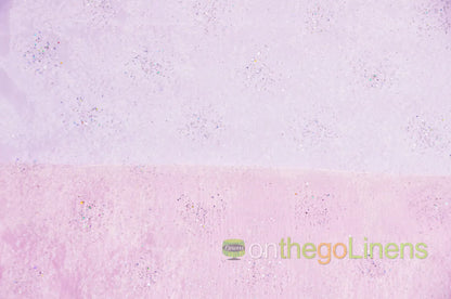 Pink Sparkle Organza