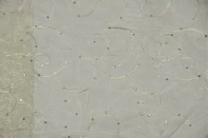 Organza Embroidery Ivory