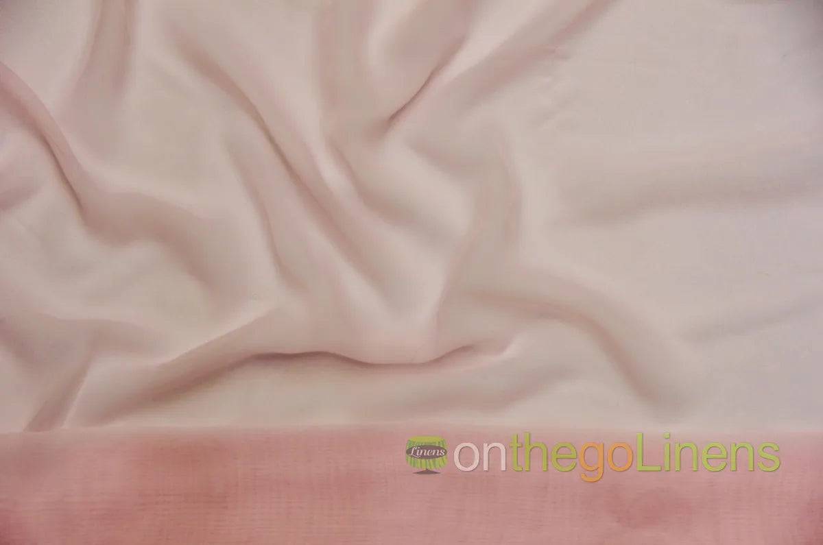 Blush Pink Chiffon 60 Wide