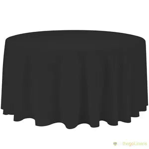 Black 132 Round Polyester