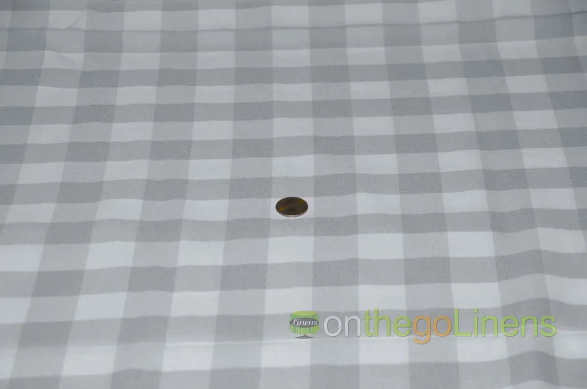 White Silver Picnic Checkers