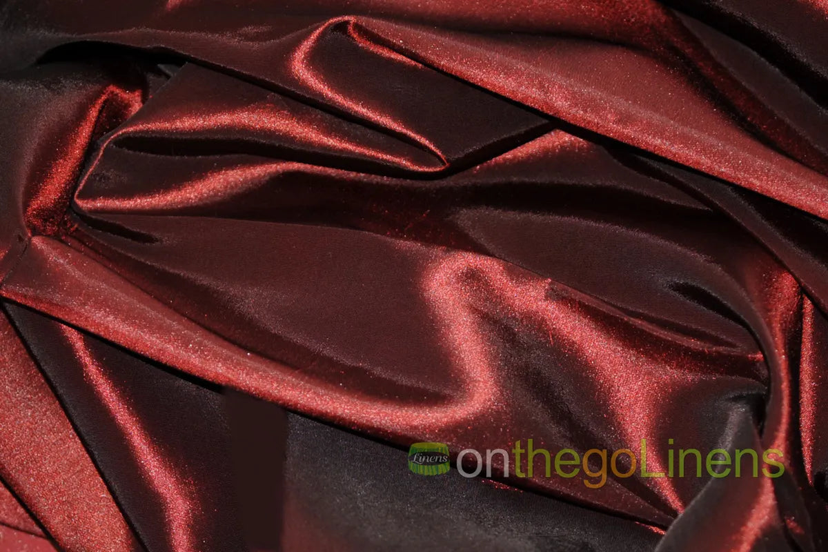 Burgundy Solid Taffeta