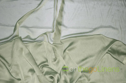 Light Sage Two Tone Chiffon