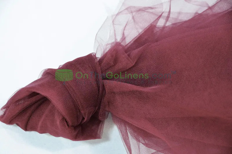 Bridal Tulle Burgundy