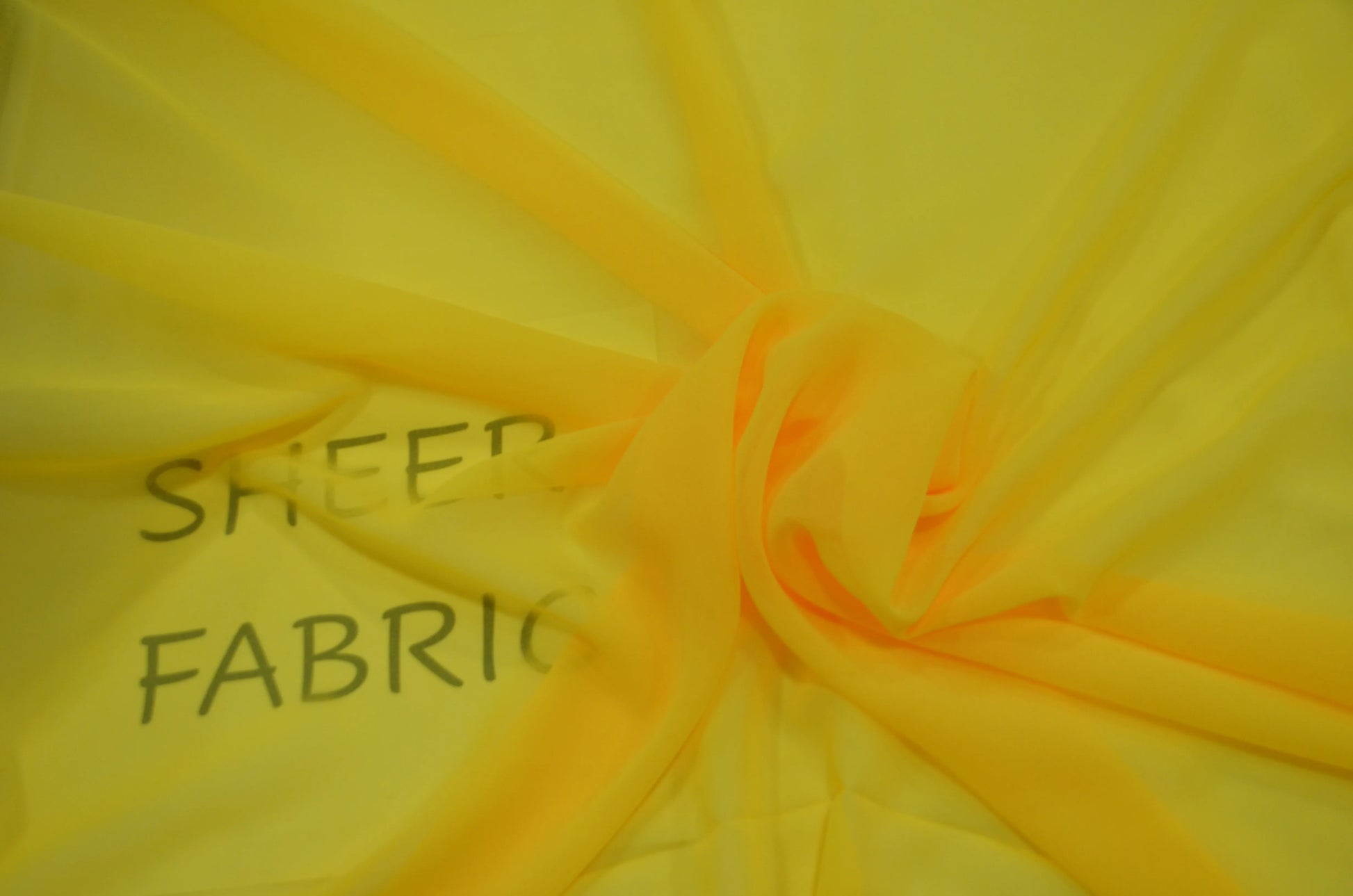 Imitation Silky Chiffon Yellow