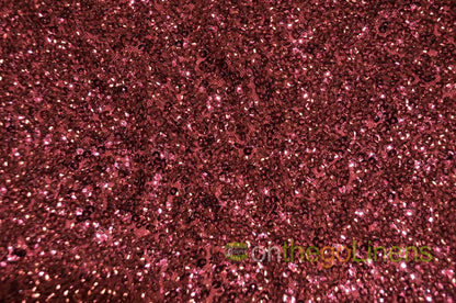 Gatsby Sequins Fabric | All Over Sewn on Sequins Fabric on Mesh | 52" Wide | Multiple Colors |