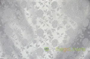 Satin Floral Jacquard Fabrics