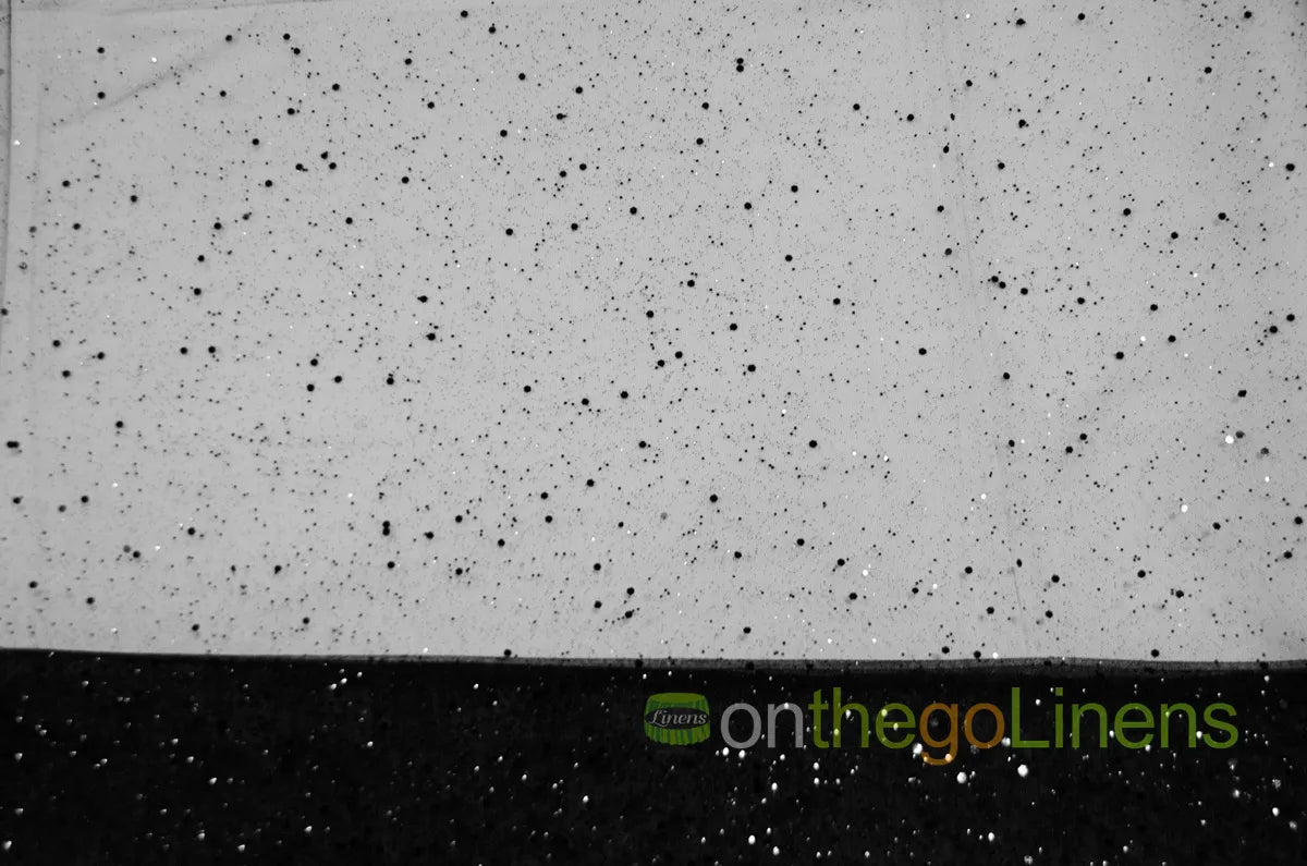Black Tulle Glitter
