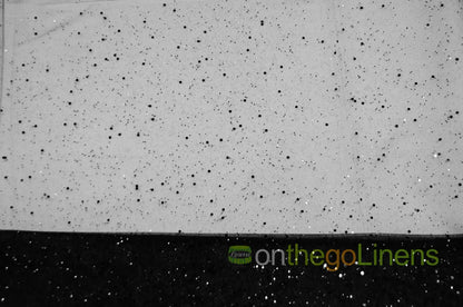 Black Tulle Glitter