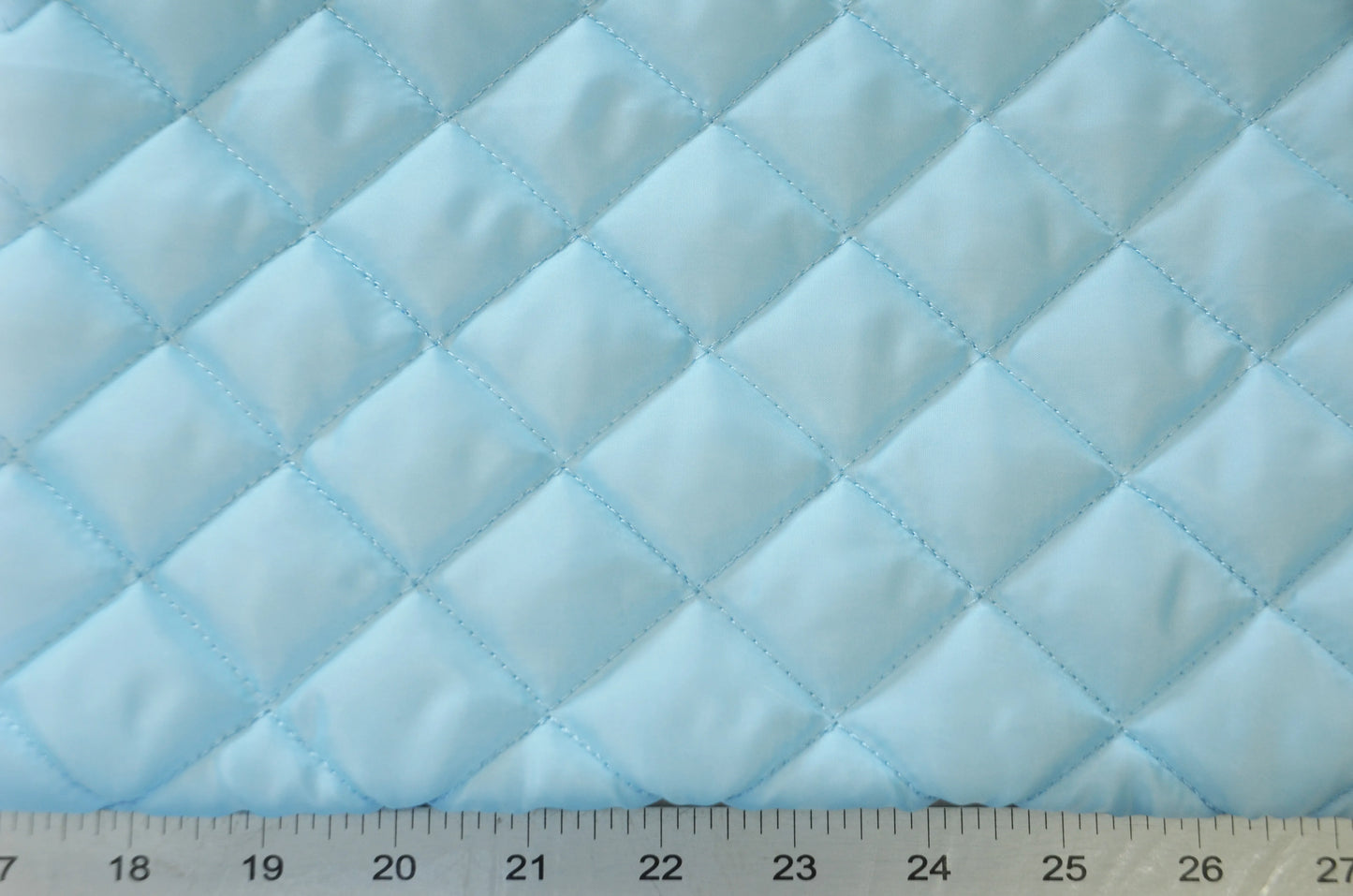 Baby Blue Quilted Padded Lining