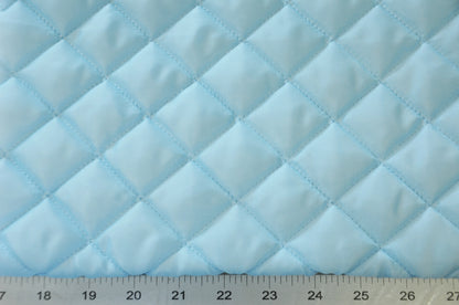 Baby Blue Quilted Padded Lining