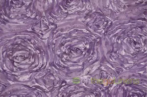 Rosette Satin Fabric by the Yard | 54" Wide | 3d Rose Satin Fabric |